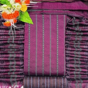 বারমিস তাঁতের থ্রি-পিস (C-10)