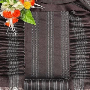 বারমিস তাঁতের থ্রি-পিস (C-11)