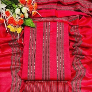 বারমিস তাঁতের থ্রি-পিস (C-13)