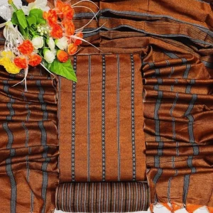 বারমিস তাঁতের থ্রি-পিস (C-21)